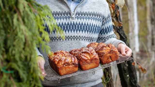 Ljepljive praznične štruce