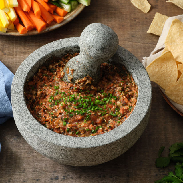 Umak od bundevinih sjemenki, pečene rajčice i habanera