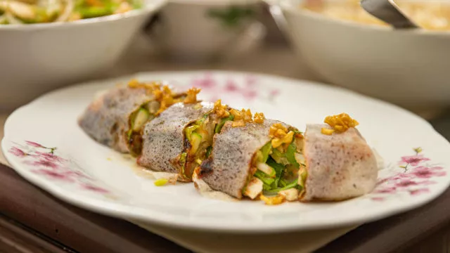 Popiah s kozicama
