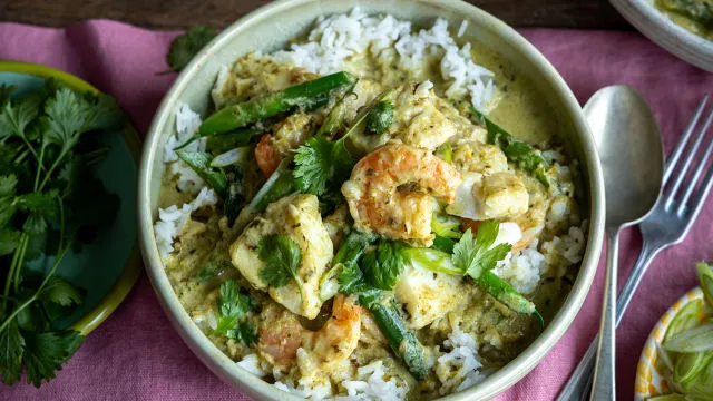 Tajlandski riblji curry s povrćem