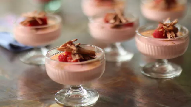 Jednostavni puding od malina