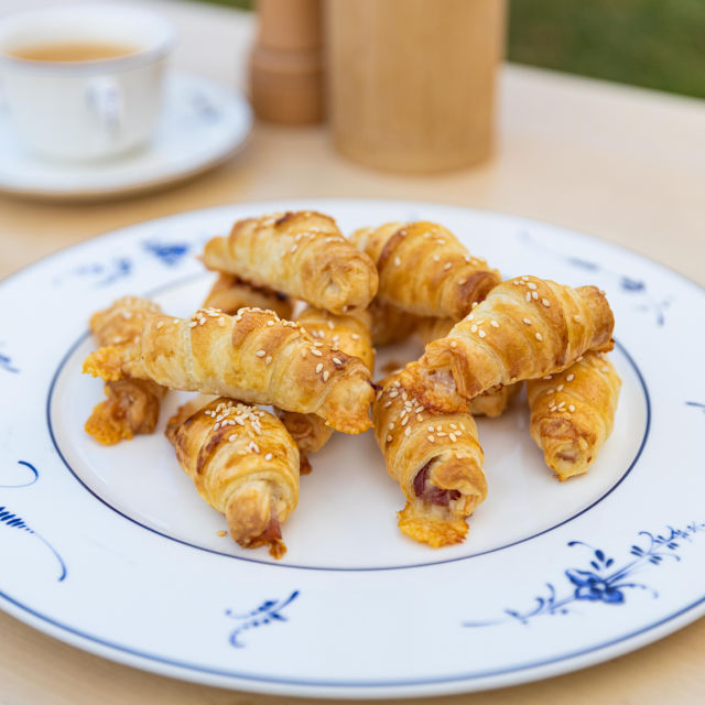 Mini kroasani sa šunkom i sirom