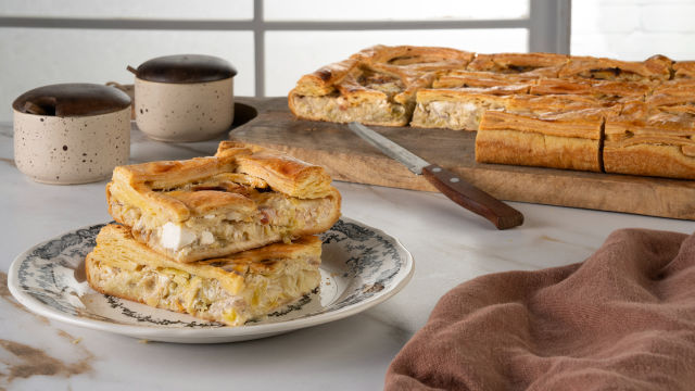 Grčka pita od poriluka i sira