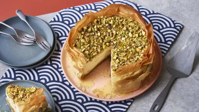 Badam cheesecake