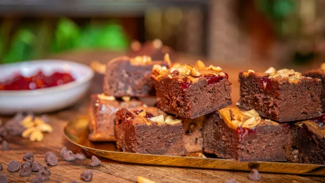 Pb&j brownie