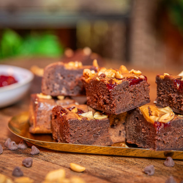 Pb&j brownie