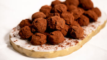 Trufas de Chocolate Belga (sem glúten)