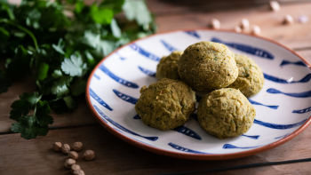 Bolinhas de Grão e Bacalhau