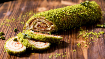 Mini Torta de Pistácio e Toranja (sem lactose)