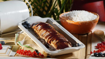 Lombo de Porco com Redução de Mirtilos