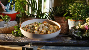 Massoto de Tamboril e Camarão