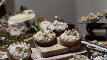 Tostas salgadas com mel