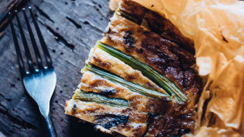 Tarte de Bimi e Portobelo