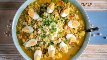 Estufado de Grão com Bacalhau