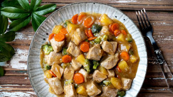 Carne de Porco com Ananás