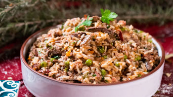 Arroz de Lebre com Ervas Aromáticas
