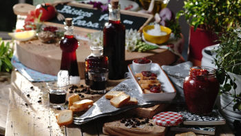 Licor de Café e Compota de Morango e Chia