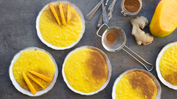 Arroz Doce com Açafrão