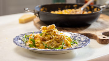 Fetuccini com Camarão