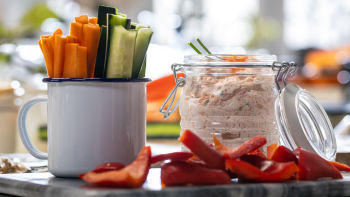 Dip de Queijo Creme e Truta Fumada