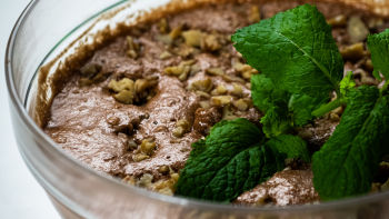 Mousse de Chocolate com Laranja