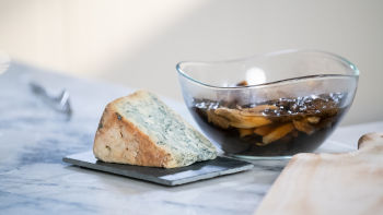 Tapa de Cabrales e Setas