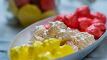 Suspiros de Limão, Morango e Baunilha