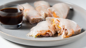 Quadrados de Tataki de Atum