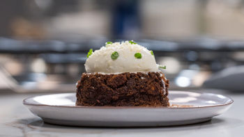 Cremeux de Chocolate e Poejo