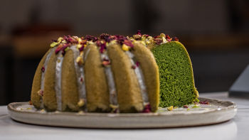 Bolo de Espinafres e Limão