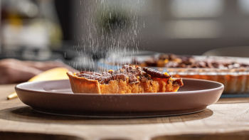 Tarte de Noz Pecan e Batata-Doce