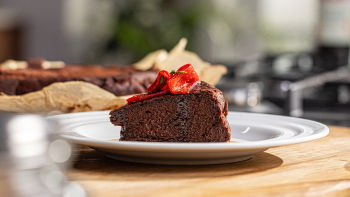 Bolo de Chocolate com Pimentos Piquillo