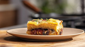 Tosta de Queijo com Compota de Cebola Roxa