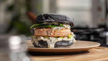 Hambúrguer de Salmão