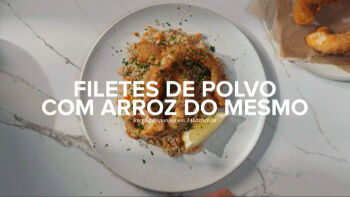 Filetes de Polvo com Arroz do Mesmo