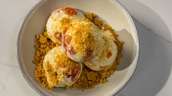 Gelado de Mascarpone e Tomate Cherry