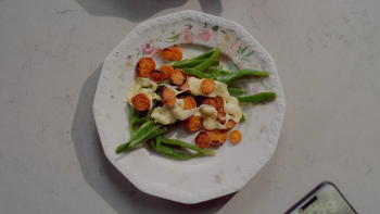 Cenouras, Feijão Verde e Queijo da Ilha