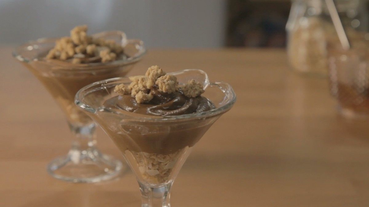 Mousse de Chocolate e Abacate