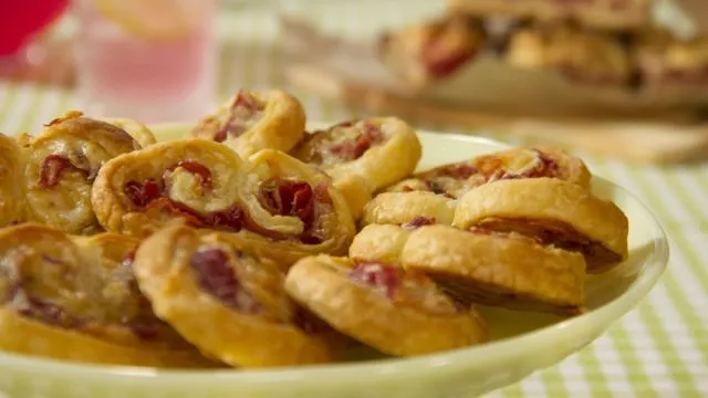 Palmiers de Queijo da Ilha e Presunto