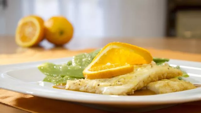 Filetes de Peixe Espada ao Molho de Laranja