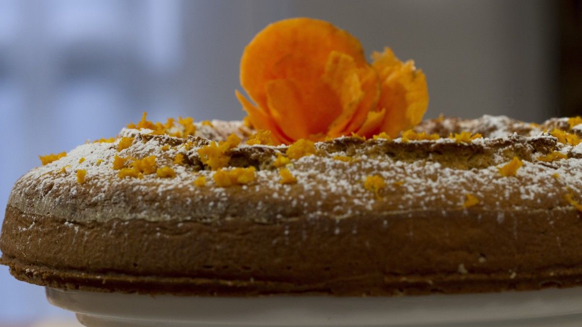 Bolo de Cenoura e Laranja com Especiarias