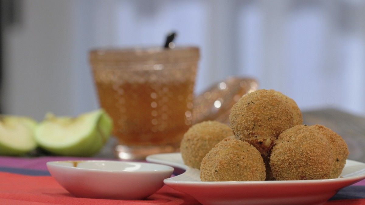 Croquetes de Alheira e Maçã