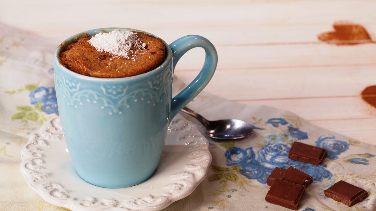 Bolo de Canela na Caneca