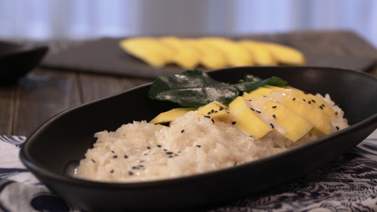 Sticky Rice com Manga