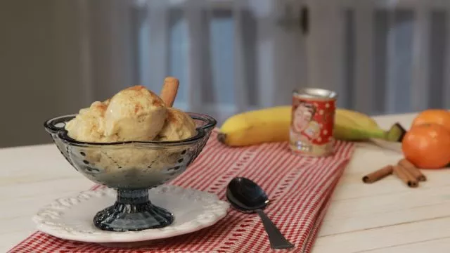Gelado de Banana, Gengibre e Tangerina