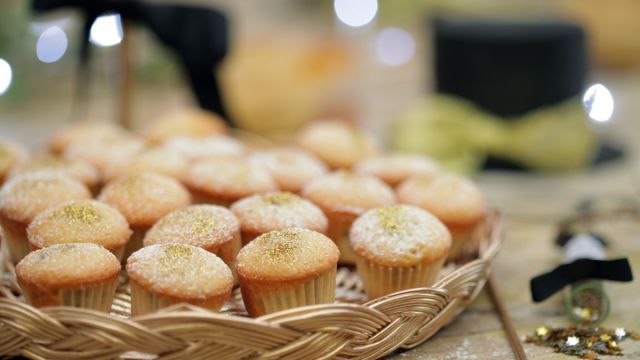 Mini Queques com 12 Passas