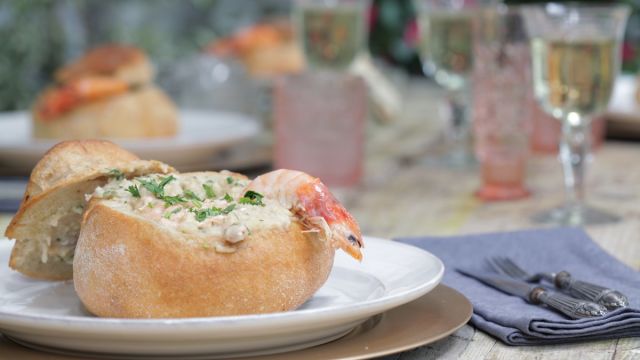 Açorda de Salmão com Endro