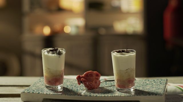 Shot de Framboesa e Espumante