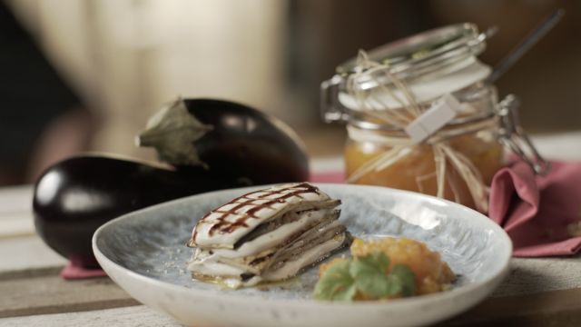 Mil-folhas de Beringela e Abóbora