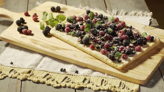 Pizza Doce de Frutos Vermelhos